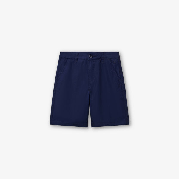 

Шорты хлопковые с боковыми карманами 6-14 лет Benetton, синий