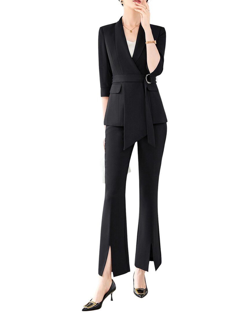 

Bossy Chic комплект из 2 предметов: блейзер и брюки, черный