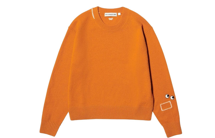 Аня Хиндмарч Свитер Женский Оранжевый UNIQLO — фото 2