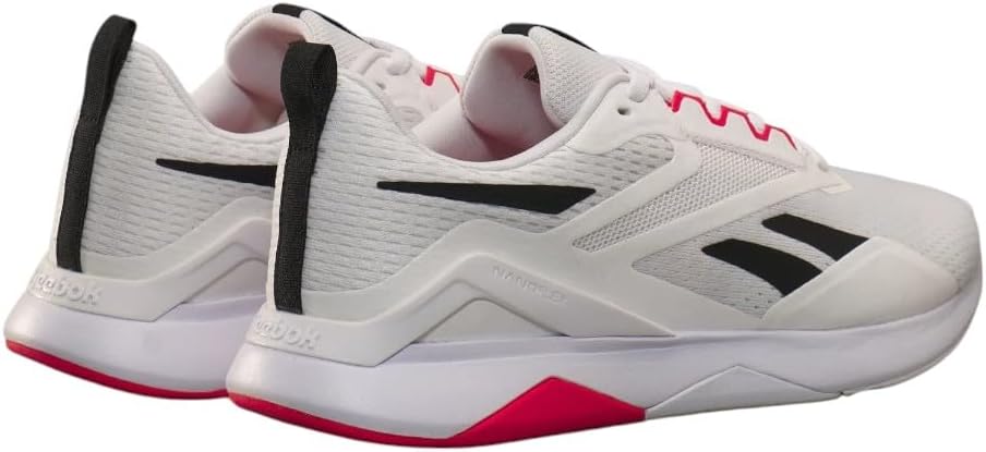 Мужские кроссовки Reebok Nanoflex Tr 2.0, белый/черный/красный — фото 2