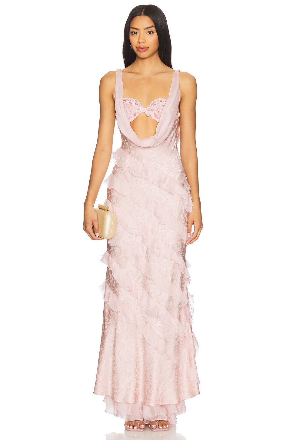 

Платье "Florence" от For Love & Lemons, pink