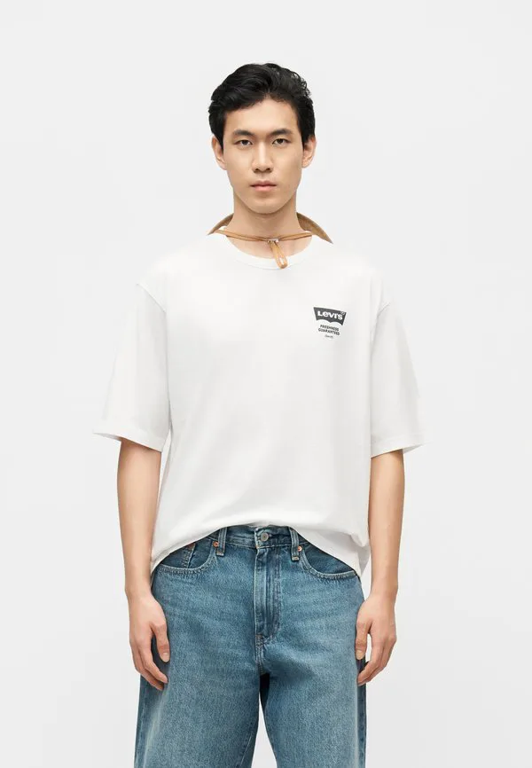 Свободная футболка с принтом Levi'S, White — фото 3
