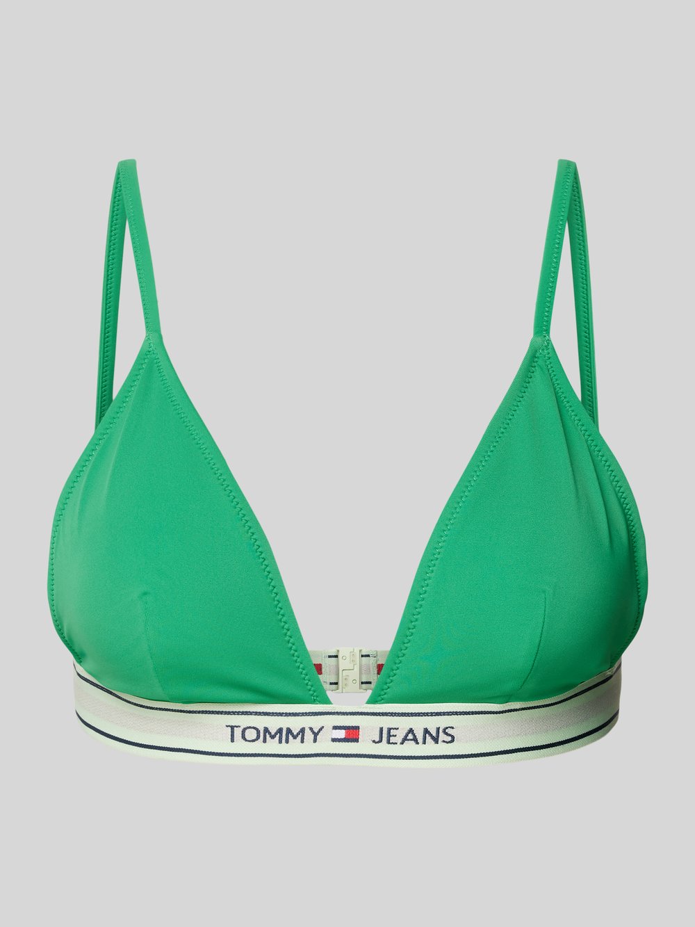 

Верх бикини с эластичным поясом и логотипом TOMMY HILFIGER, зеленый