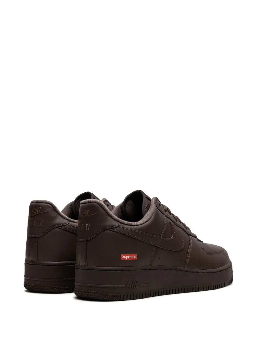 Кроссовки Air Force 1 Brown из коллаборации с Supreme Nike, коричневый — фото 3