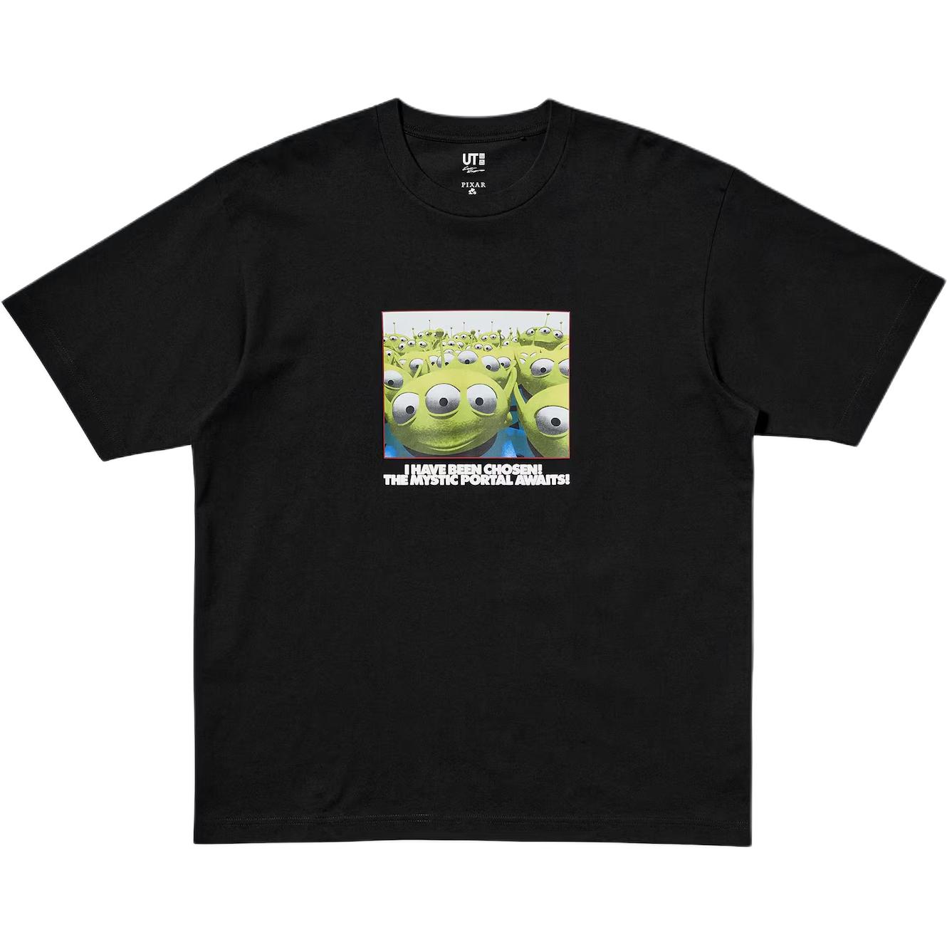 

UNIQLO WANJUZONGDONGYUAN,LIANMINGKUAN SS25 футболка мужская black, Черный, UNIQLO WANJUZONGDONGYUAN,LIANMINGKUAN SS25 футболка мужская black