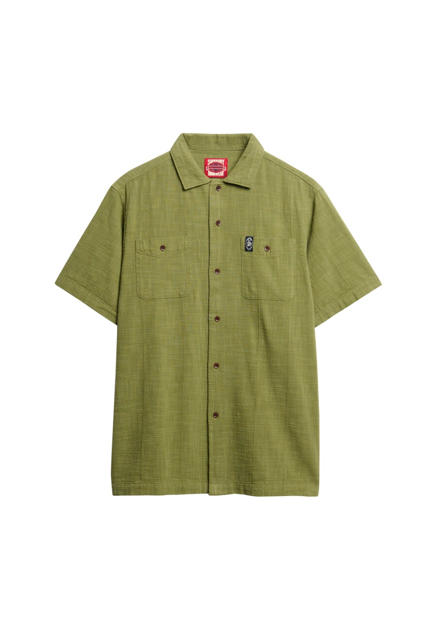 

Рубашка на пуговицах классического кроя Superdry, Grass Green