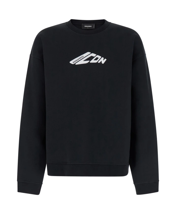 

Свитер new icon girocollo Dsquared2, черный