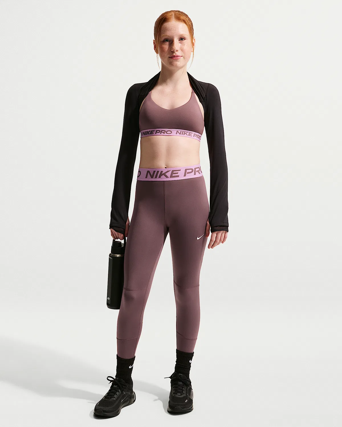 Детский (девичий) бюстгальтер Nike Pro Indy, Tattoo — фото 4