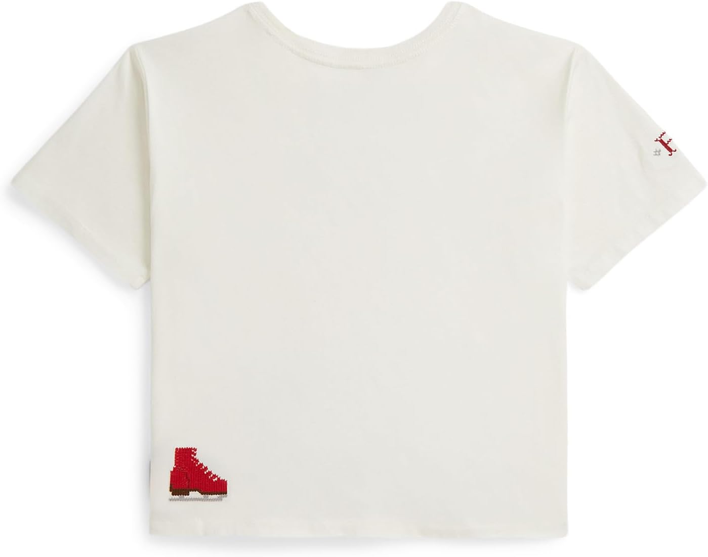 Футболка свободного кроя из хлопкового джерси с логотипом Polo Ralph Lauren Kids, Nevis — фото 2