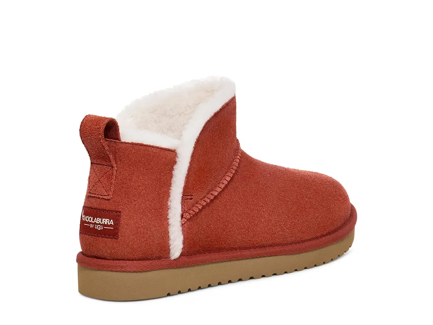 Женские угги Koola Koolaburra By Ugg ультра мини замшевые, красный — фото 3