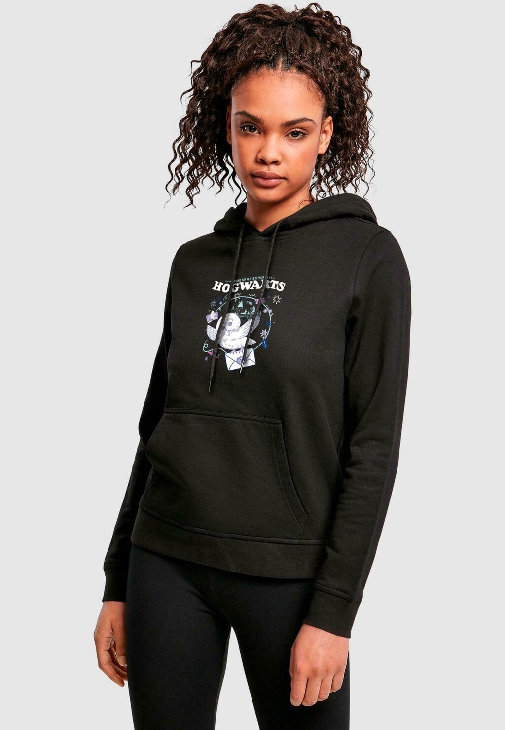

Толстовка с капюшоном HARRY POTTER OWL LETTER BASIC HOODY ABSOLUTE CULT, черный
