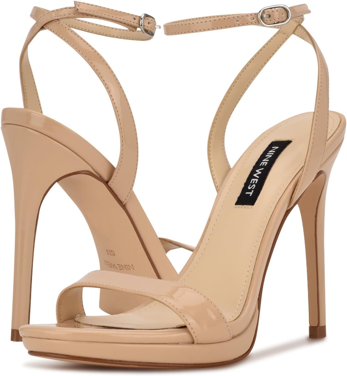 

Босоножки Loola Nine West, цвет Light Natural Patent