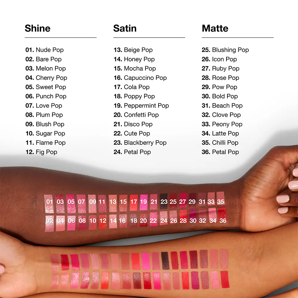 Помада для губ Pop longwear shine barra de labios Clinique, цвет Sugar Pop, 3,9 гр. — фото 4