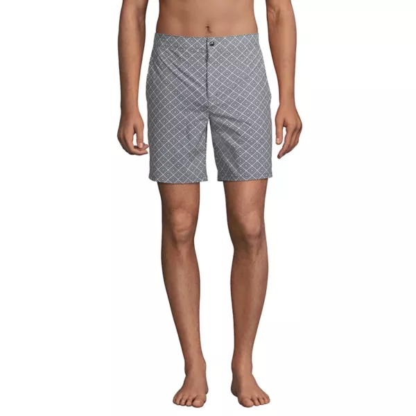 

Мужские плавки Sunset 7 дюймов Lands' End, цвет gray geo