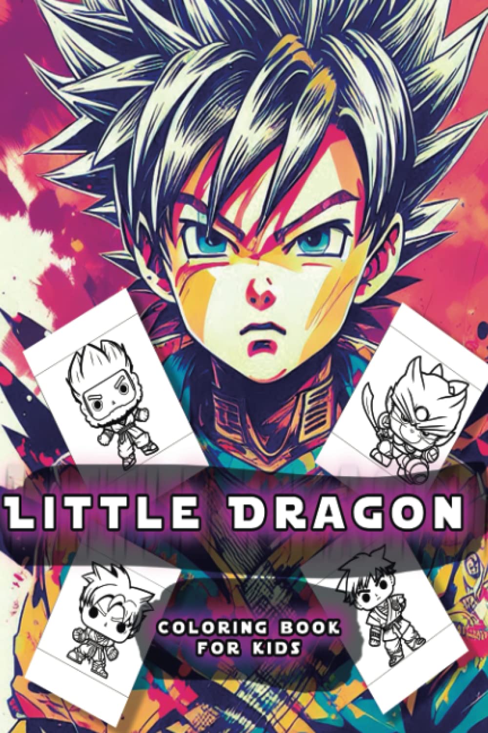 

Little Dragon: Coloring Book: Cute manga coloring characters (Independently published)