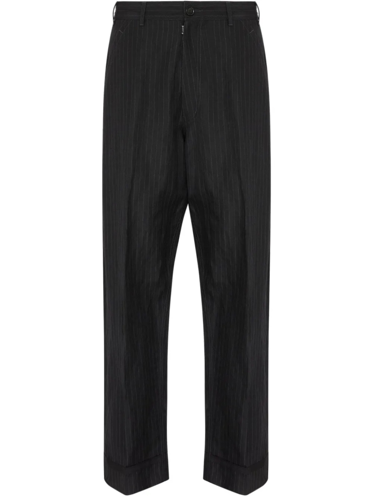 

Maison Margiela брюки в тонкую полоску, черный
