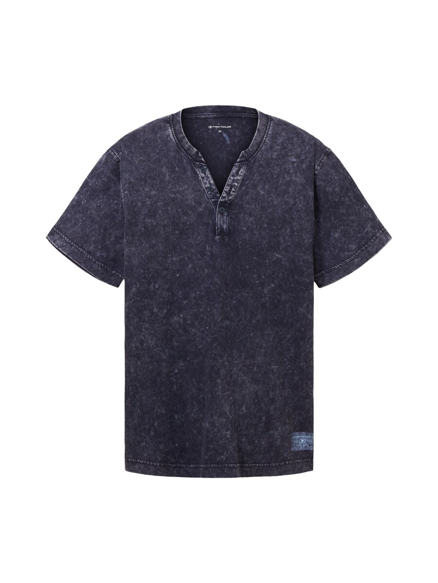 

Рубашка TOM TAILOR Serafino, цвет marine blue/Smoke blue