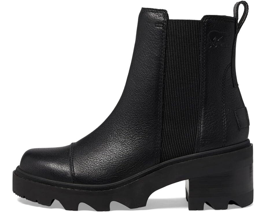 Ботинки женские Sorel Joan Now Chelsea из натуральной кожи, черный — фото 4