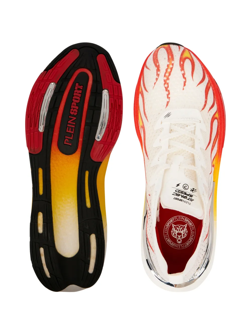 Кроссовки Flame Atomic Speed Plein Sport, бежевый — фото 3