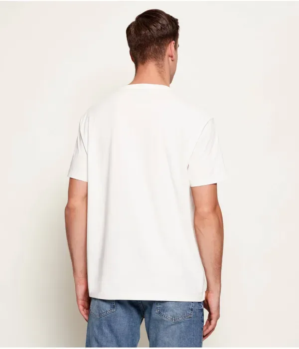 Футболка classic fit Polo Ralph Lauren, экрю — фото 3