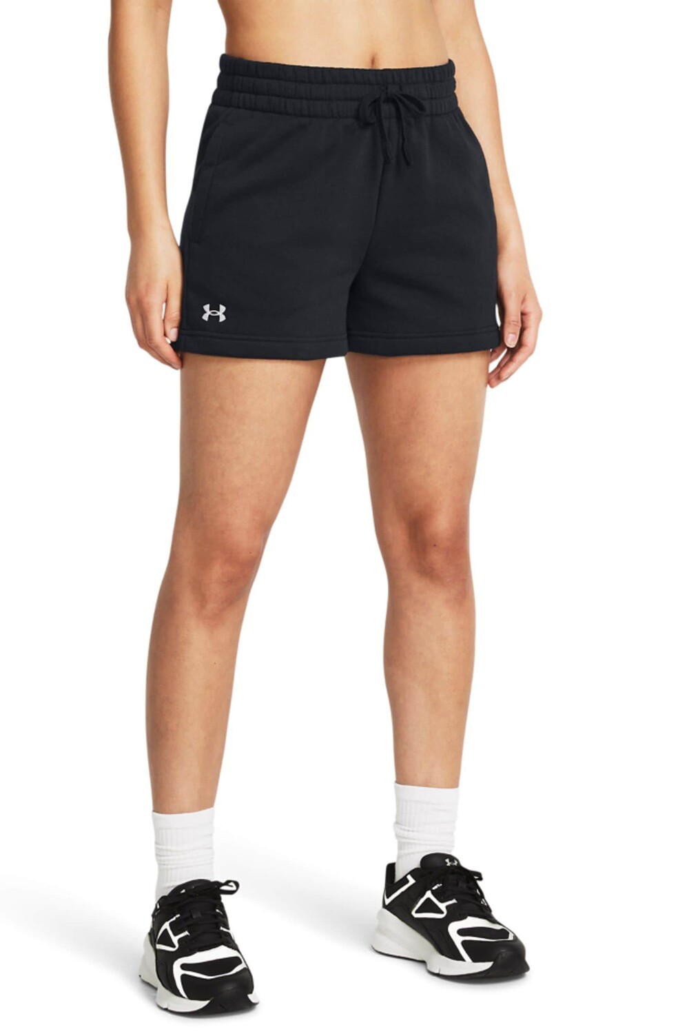 

Флисовые шорты Rival Under Armour, черный