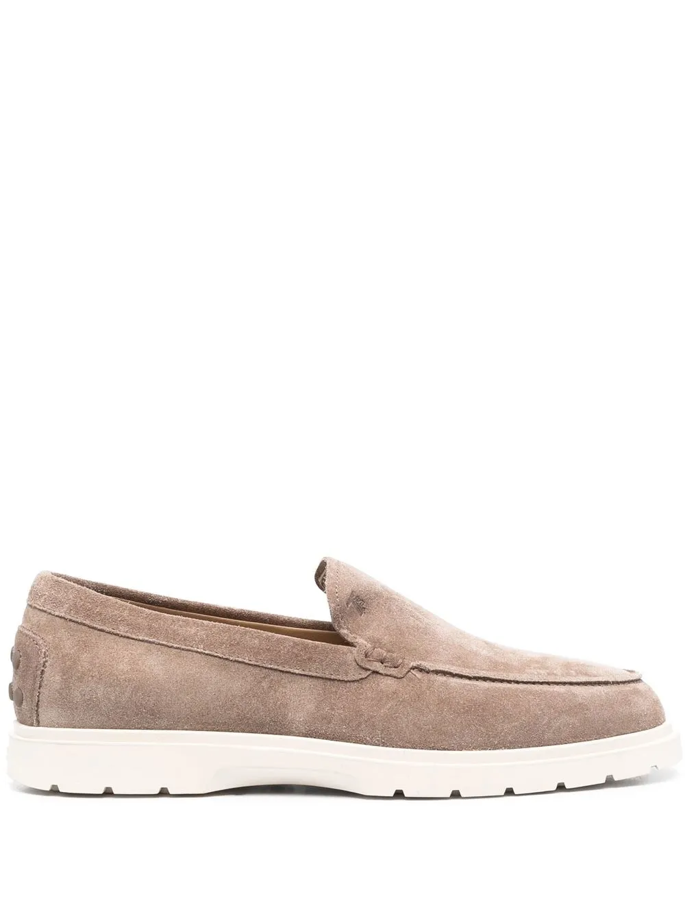 

Замшевые лоферы TOD'S, нейтральный