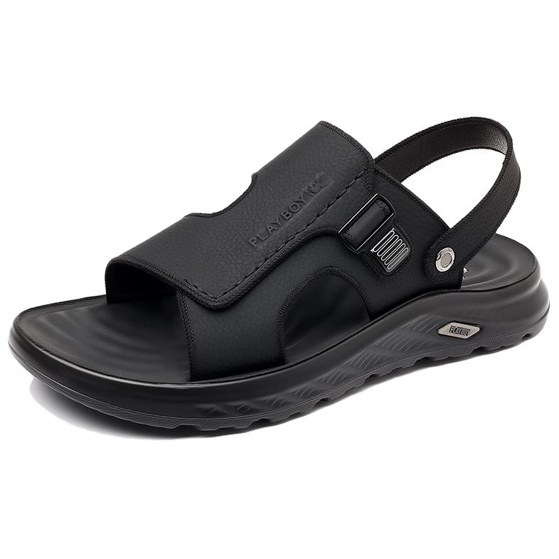 

Playboy Пляжные сандалии мужские 80586 черные, цвет 80586 Black