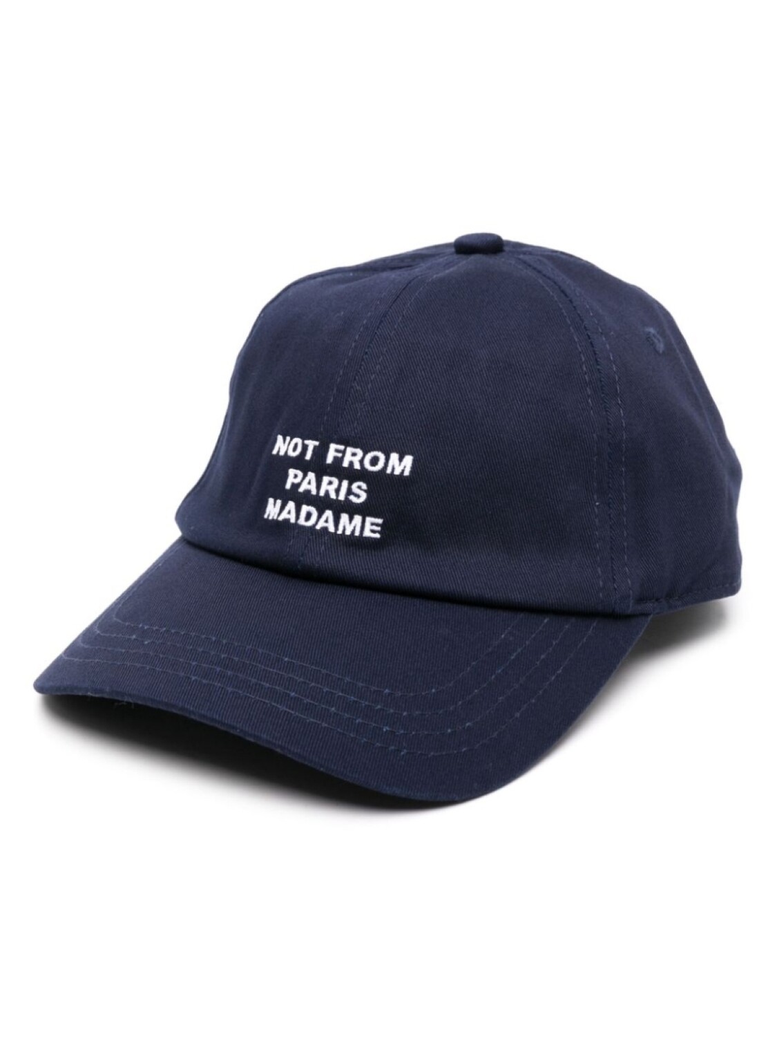 

Хлопковая бейсболка Not From Paris Drôle De Monsieur, синяя