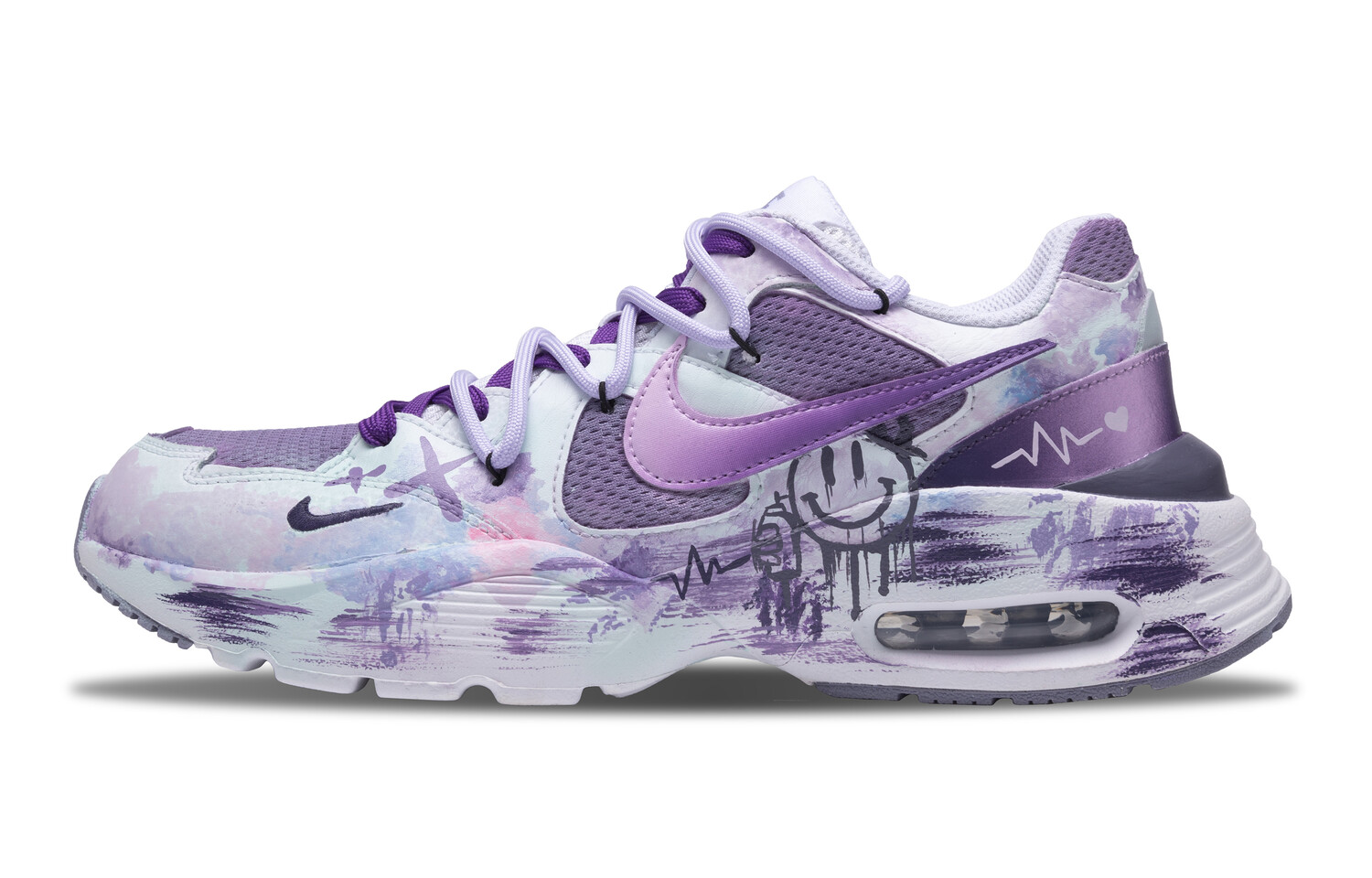 

Кроссовки Air Max Fusion женские с низким верхом, цвет голубой Nike