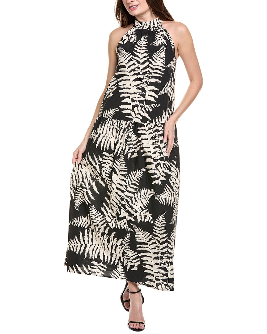 

Платье макси Flora Bea NYC Eleana, белый