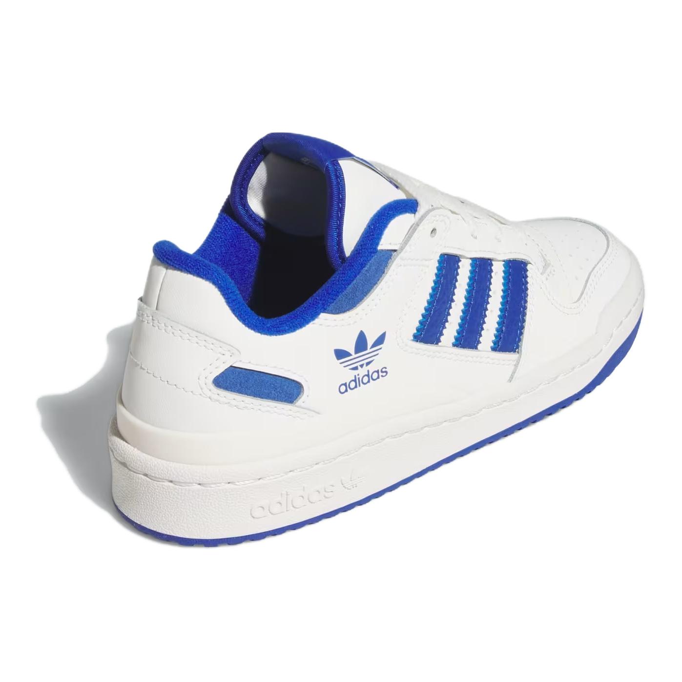 Adidas Forum Low CL J 'White Royal Blue' Adidas Originals, белый основной/королевский синий/белый основной — фото 4