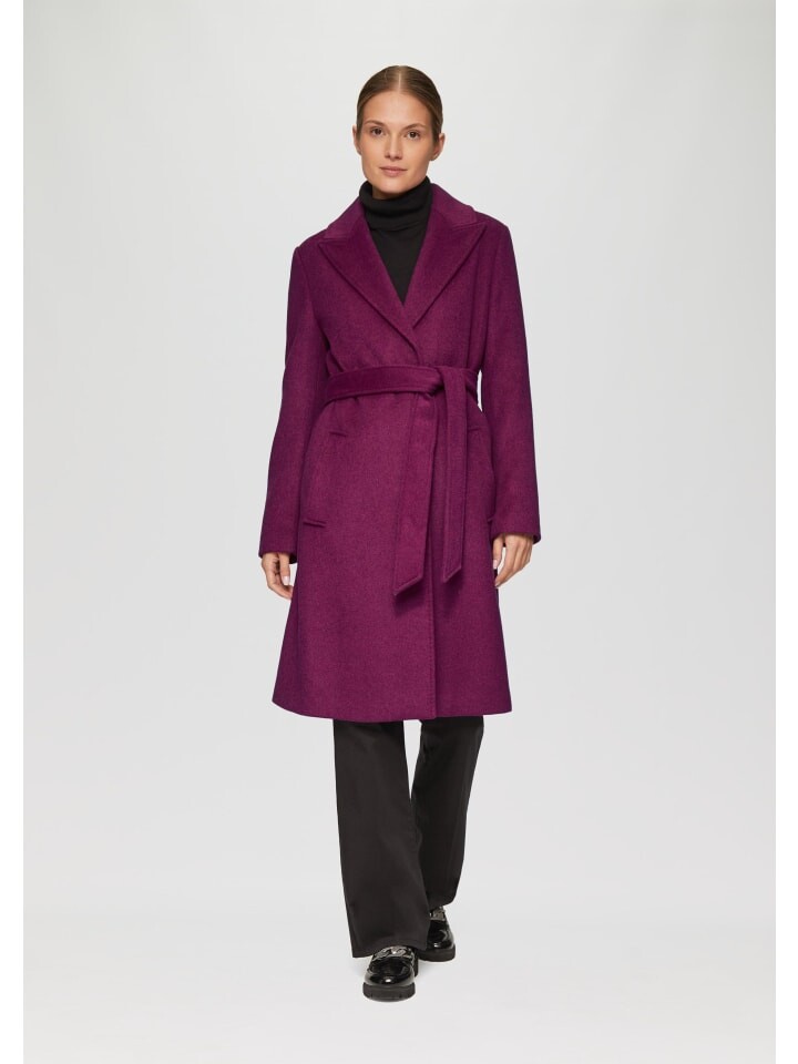 

Пуховик s.Oliver BLACK LABEL Outdoor-Mantel langarm, розовый