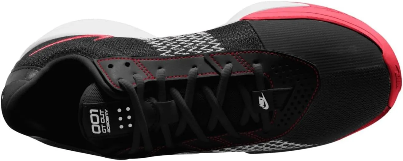 Мужские кроссовки Nike Air Zoom GT Cut Academy на шнуровке, белый/черный/красный/серый — фото 2