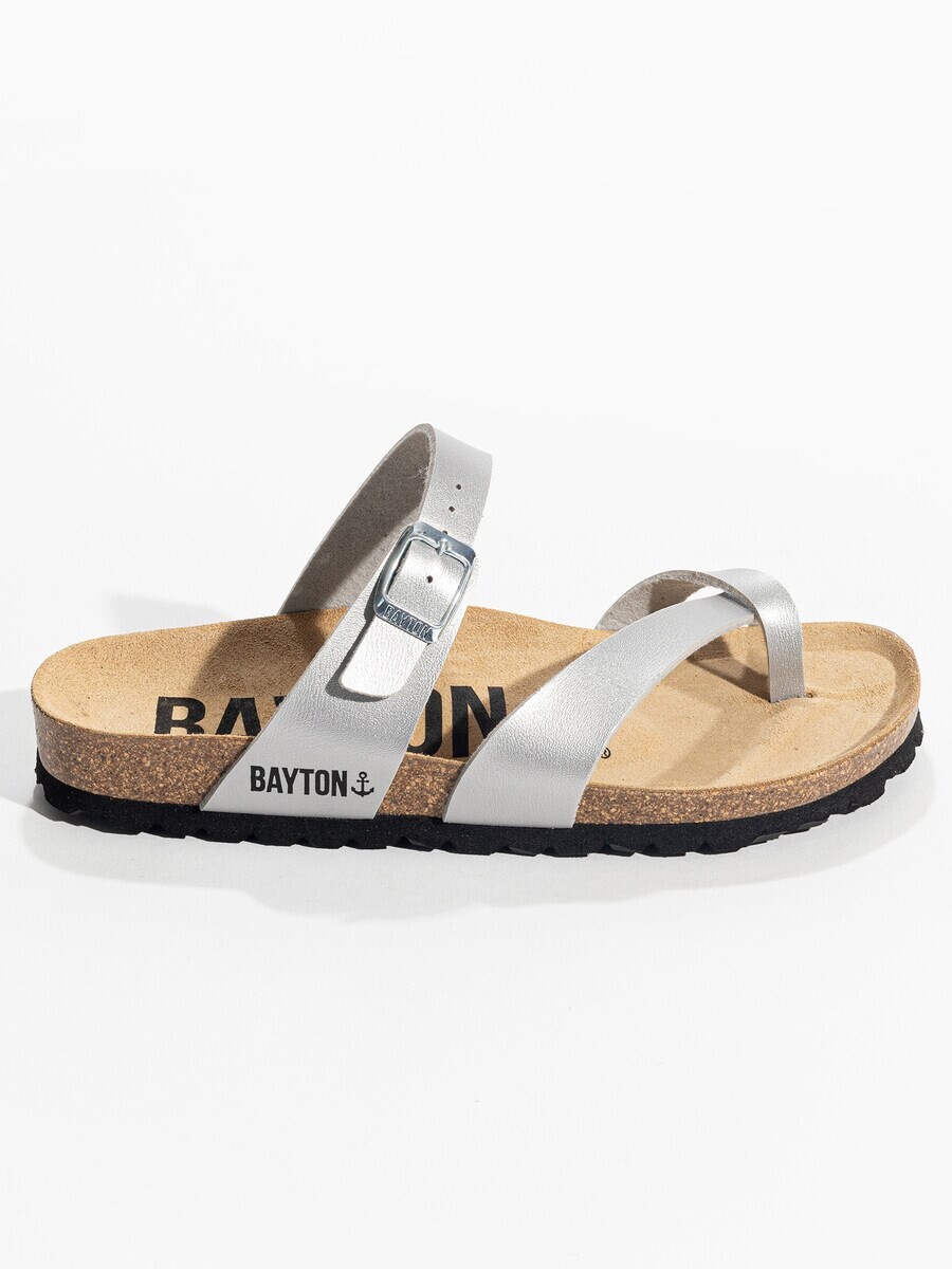 Сандалии с т-образным ремешком Bayton T-Bar Sandals Diane, серебряный — фото 3
