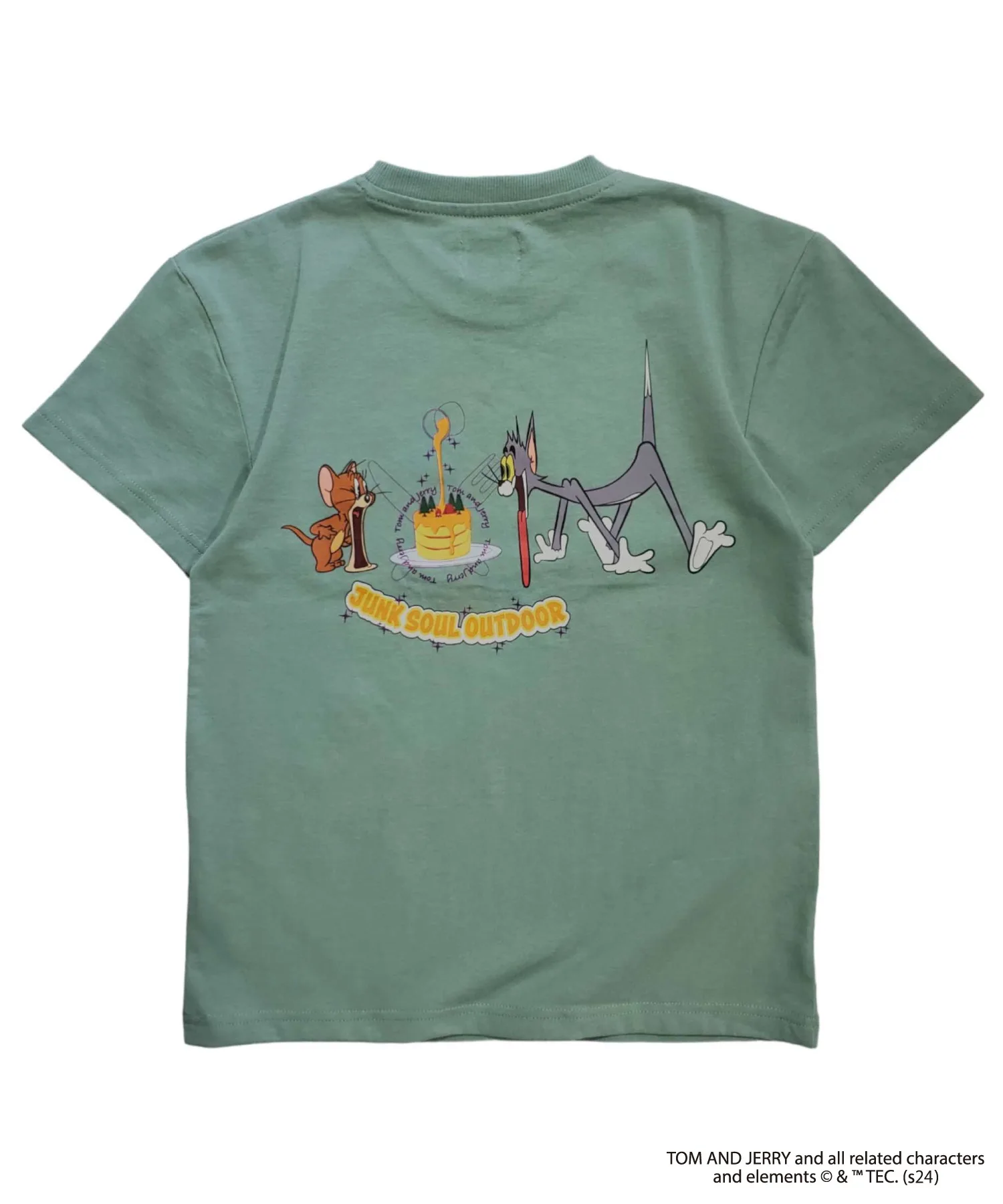 Детская футболка с принтом Tom & Jerry JUNKSOUL T-SHIRTS 2 M4 тёмно-синяя — фото 3