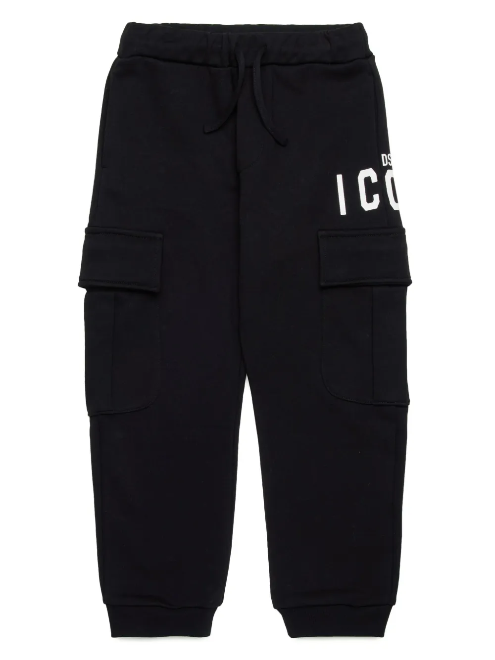 

Спортивные брюки с логотипом DSQUARED2 KIDS, черный