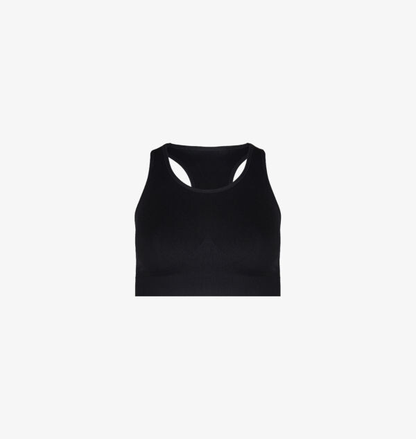

Бесшовный спортивный бюстгальтер Stamina из эластичной ткани Sweaty Betty, черный
