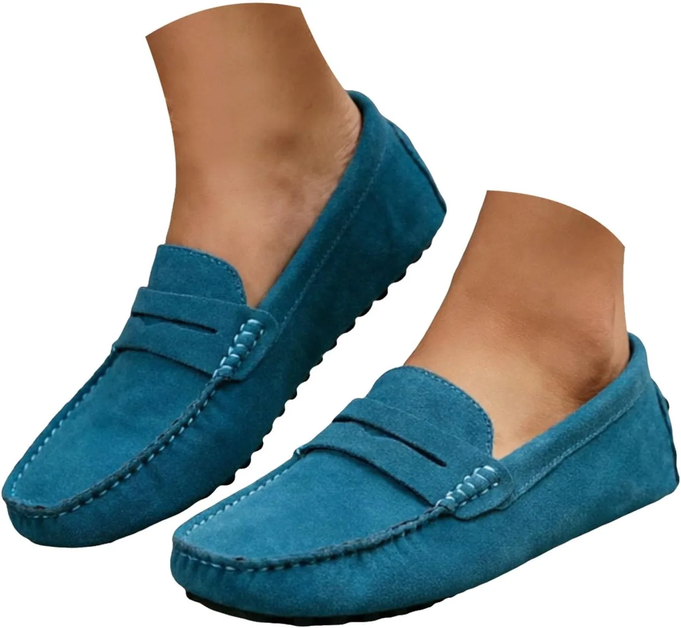 Лоферы женские, на каждый день, без бренда, модель не указана, Sky Blue YAVSDN