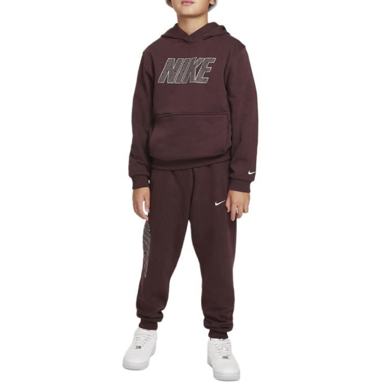 Детские спортивные штаны средней жесткости Nike, коричневый — фото 3