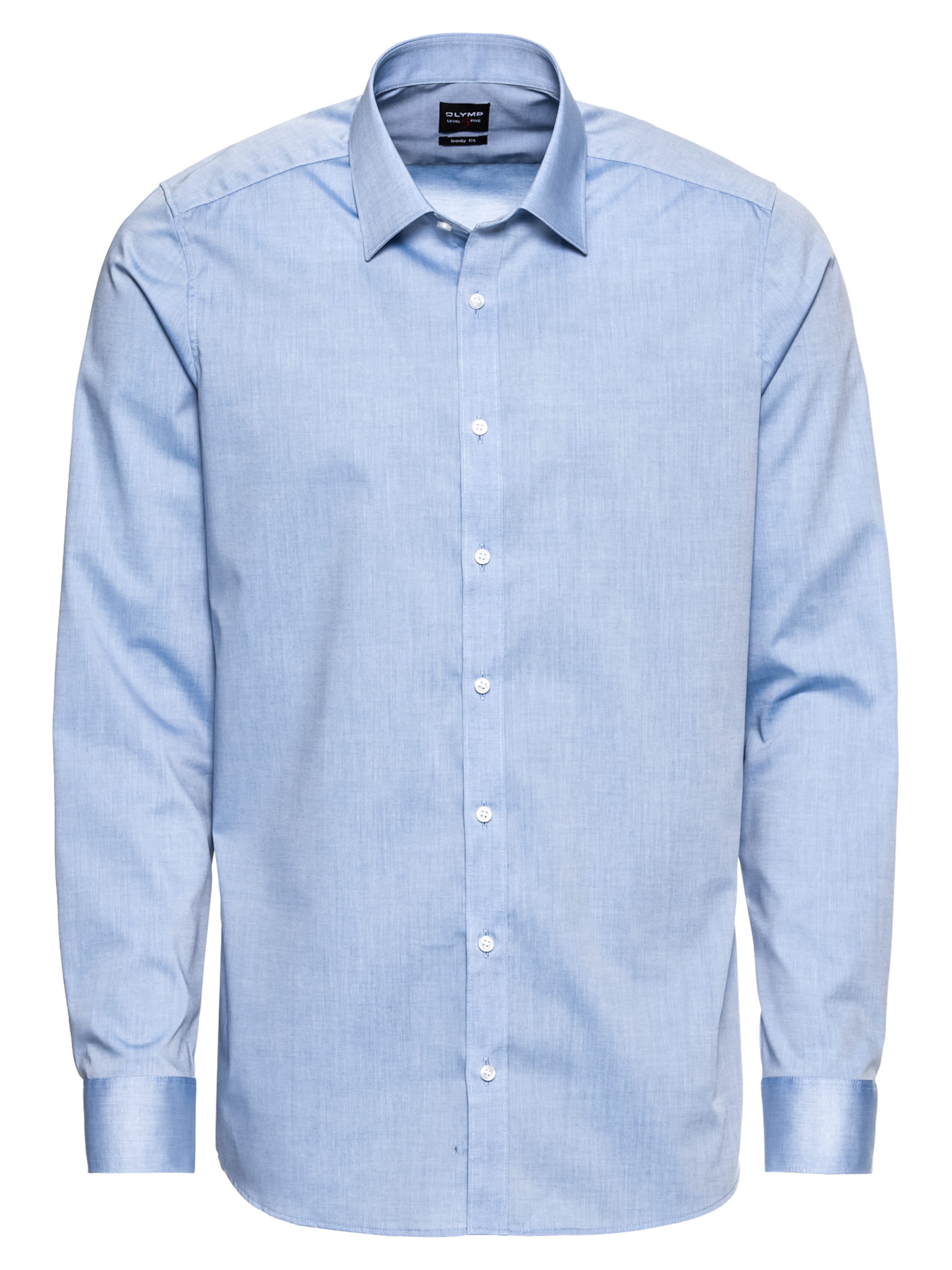 

OLYMP Деловая рубашка приталенного кроя 'Level 5' в светло-голубом цвете