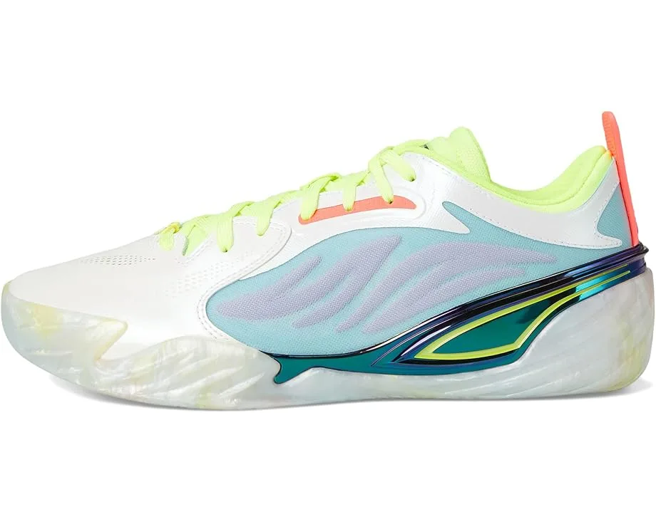 Кроссовки PUMA All-Pro Nitro Elite Basketball Shoess, Light Aqua/Yellow Alert — фото 4