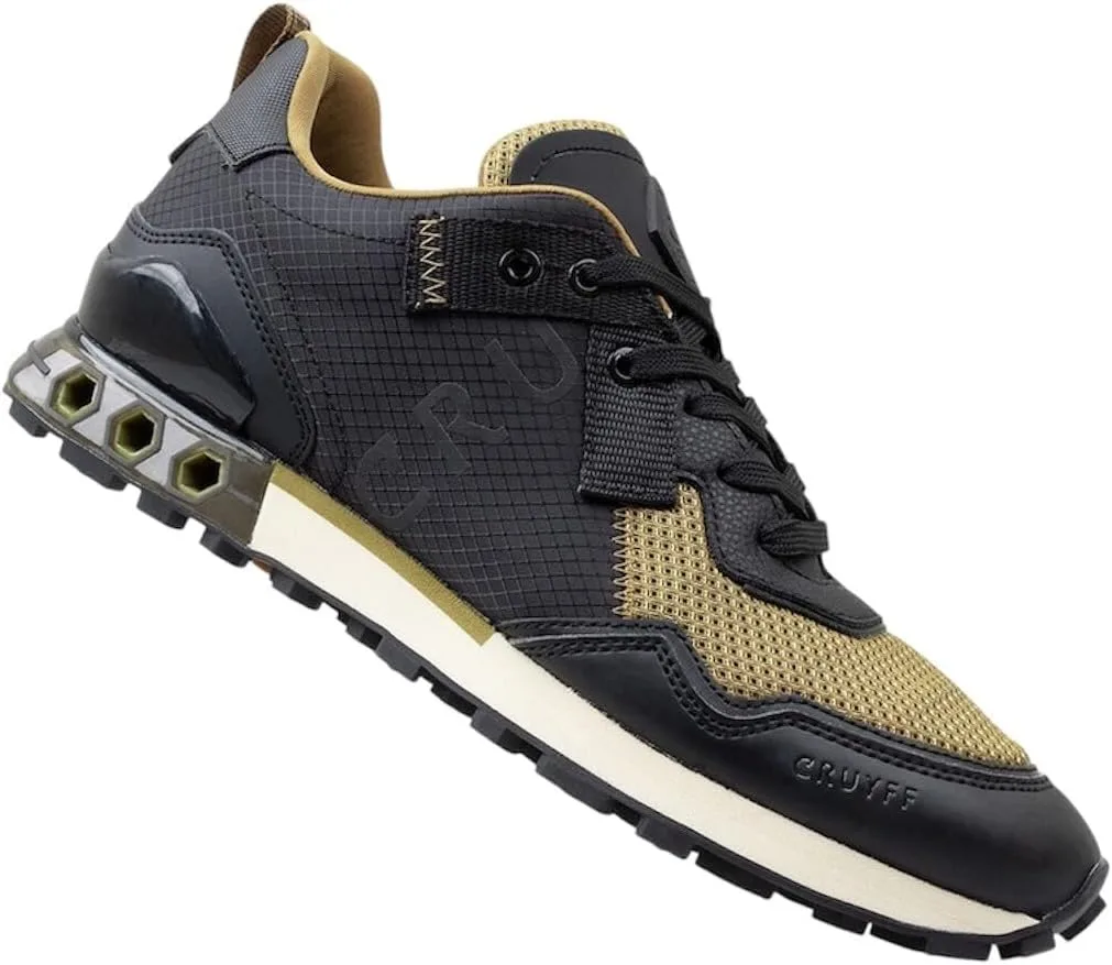 Мужские кроссовки Cruyff Superbia Hex-Tech CC243231-960, черно-золотые — фото 4