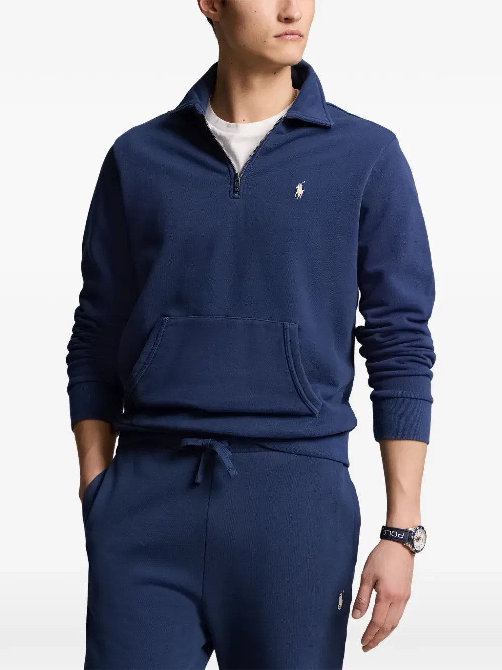 Толстовка с застежкой-молнией Polo Ralph Lauren, синий — фото 3
