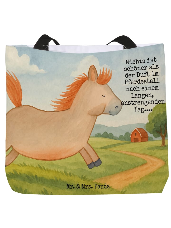 

Mr. & Mrs. Panda Сумка с изображением скачущей лошади и надписью белого цвета