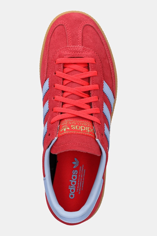 Замшевые кроссовки Handball Spezial Adidas Originals, красный — фото 4
