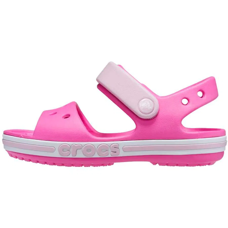 Детские низкие сандалии Slip Resistant Crocs, Electric Glow Pink