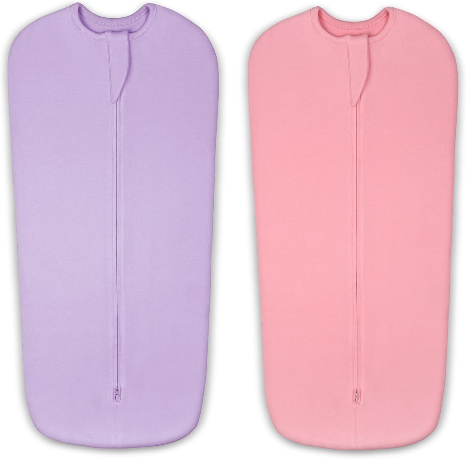 

Мешок для сна Elstey Baby Swaddle для 3–6 месяцев, 100% хлопок, пеленка с двусторонней молнией, одеяла Swaddle Me для новорожденных, успокаивающие рефлекс испуга для младенцев, мальчиков и девочек, Purple