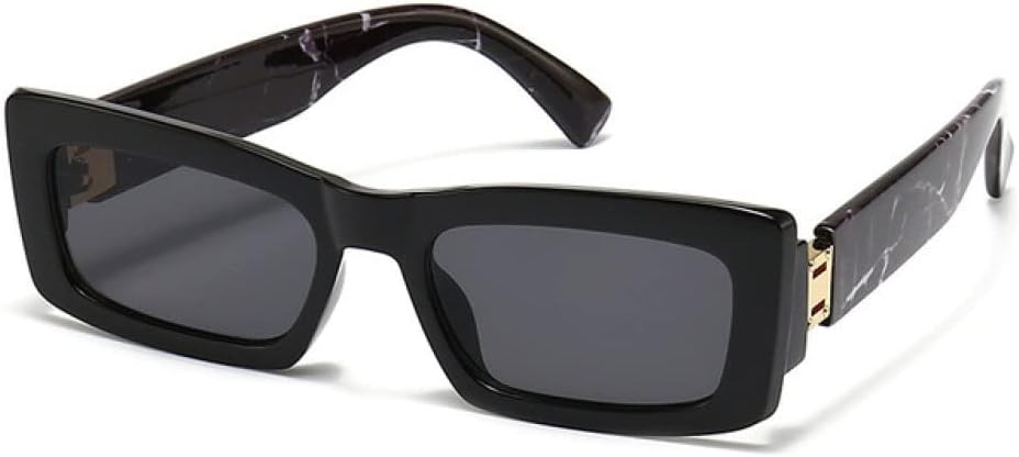 

Женские солнцезащитные очки прямоугольной формы в стиле ретро, ​​узкие, с защитой от УФ-излучения UV400; мужские винтажные солнцезащитные очки розово-зеленого цвета LANGSER, C3