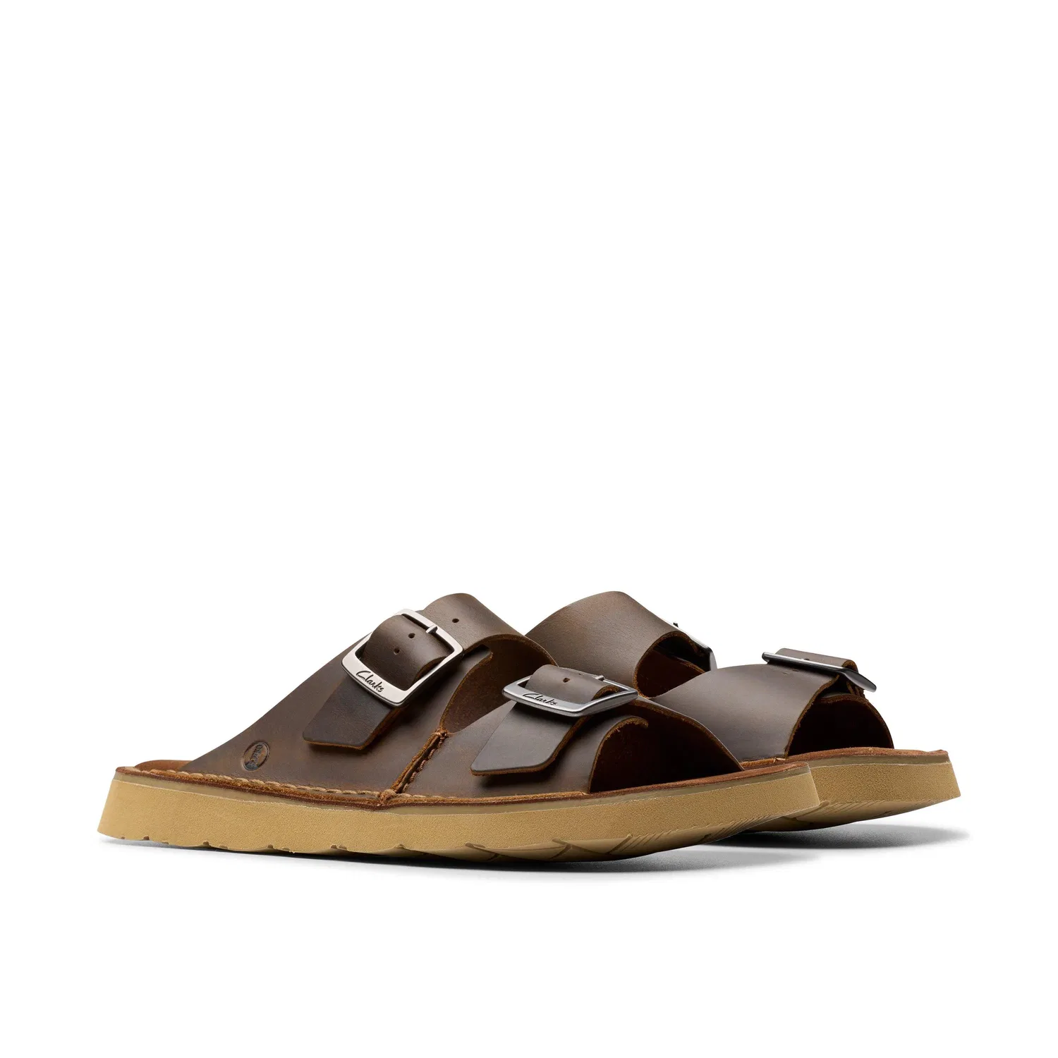 Сандалии Clarks Solsbury Strap с пчелиным воском, коричневый — фото 4
