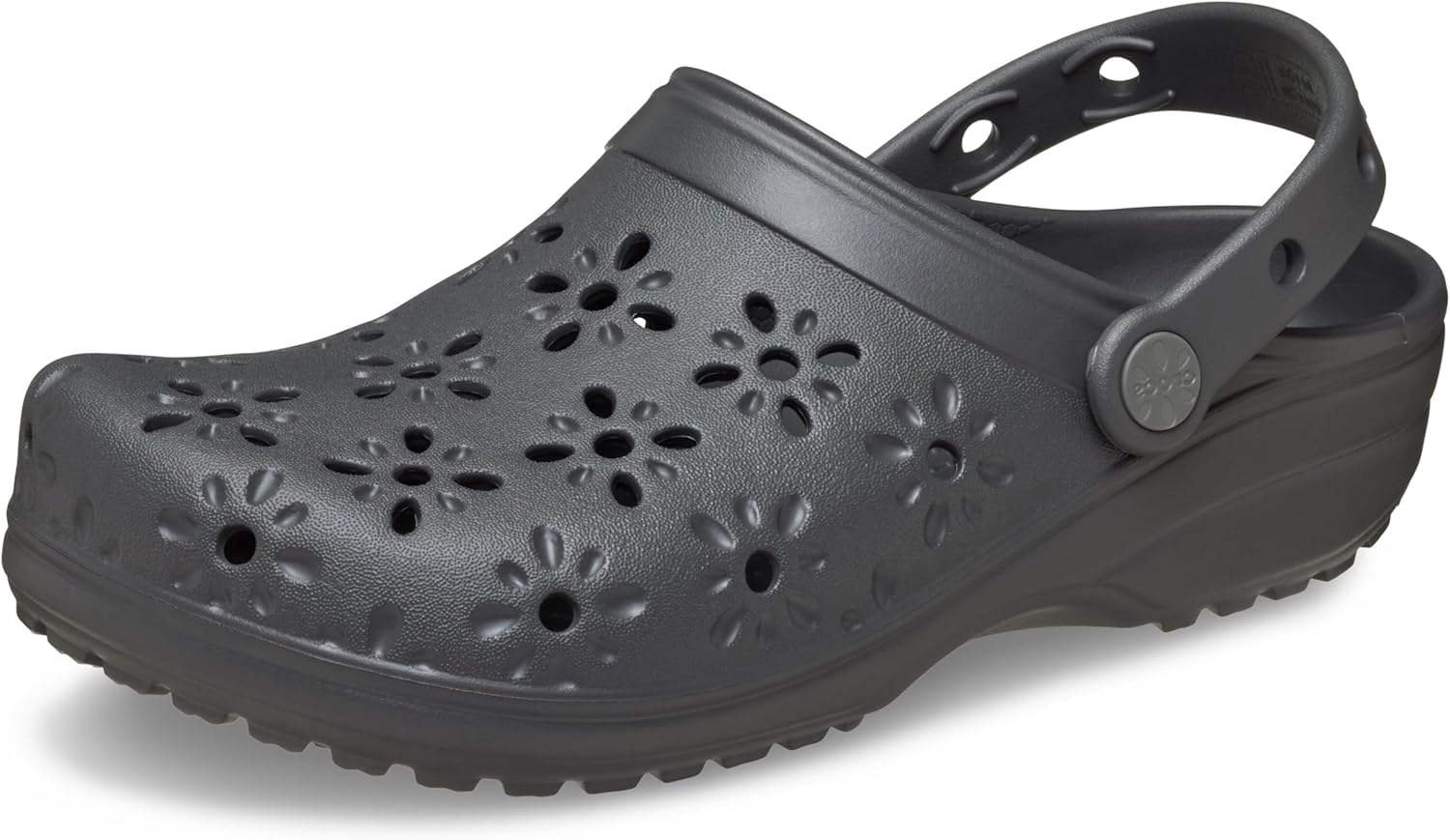 

Унисекс сабо Crocs Classic с цветочным вырезом, черный